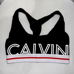 Calvin Klein Black Sports Bra